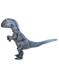 Adult Jurassic World Blue Velociraptor Inflatable Costume