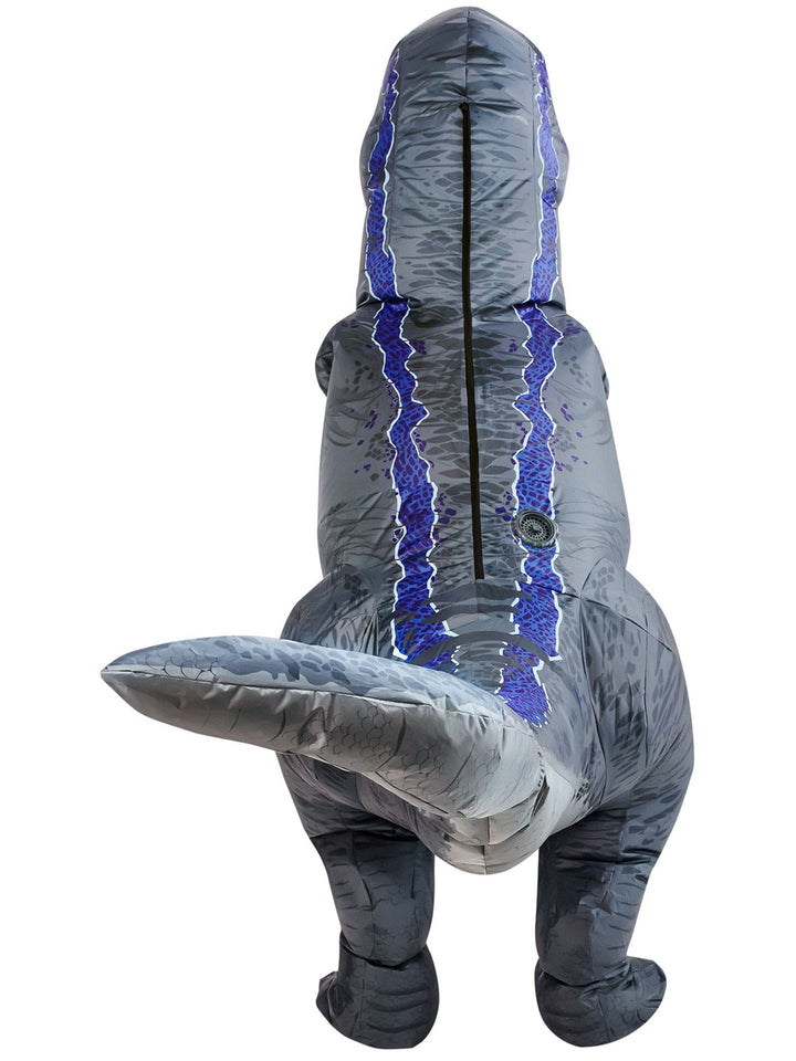 Adult Jurassic World Blue Velociraptor Inflatable Costume