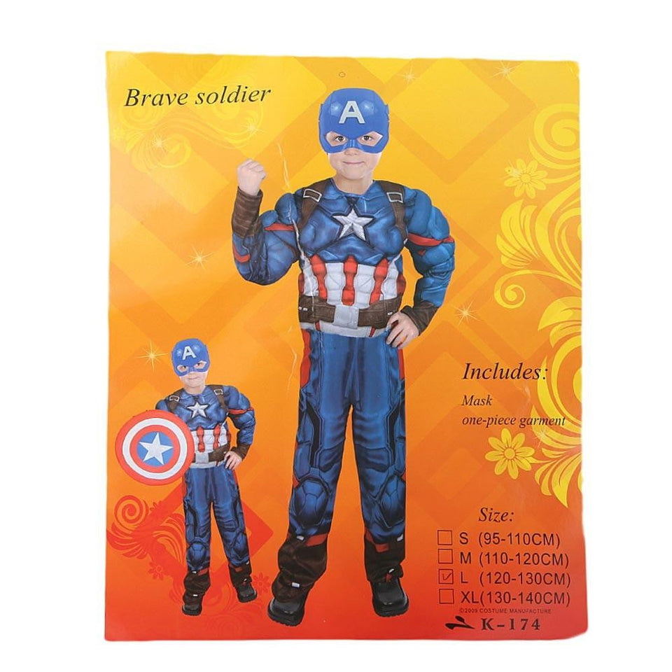 Boys Captain America Costume