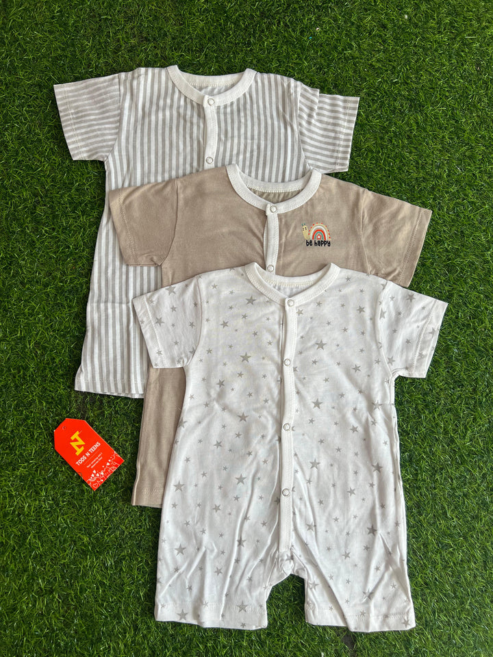 VP27-Pack of 3 Bodysuits