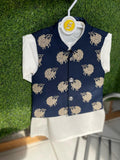 Blue Sheep 3 Piece Eastern Dress  (6-36M)