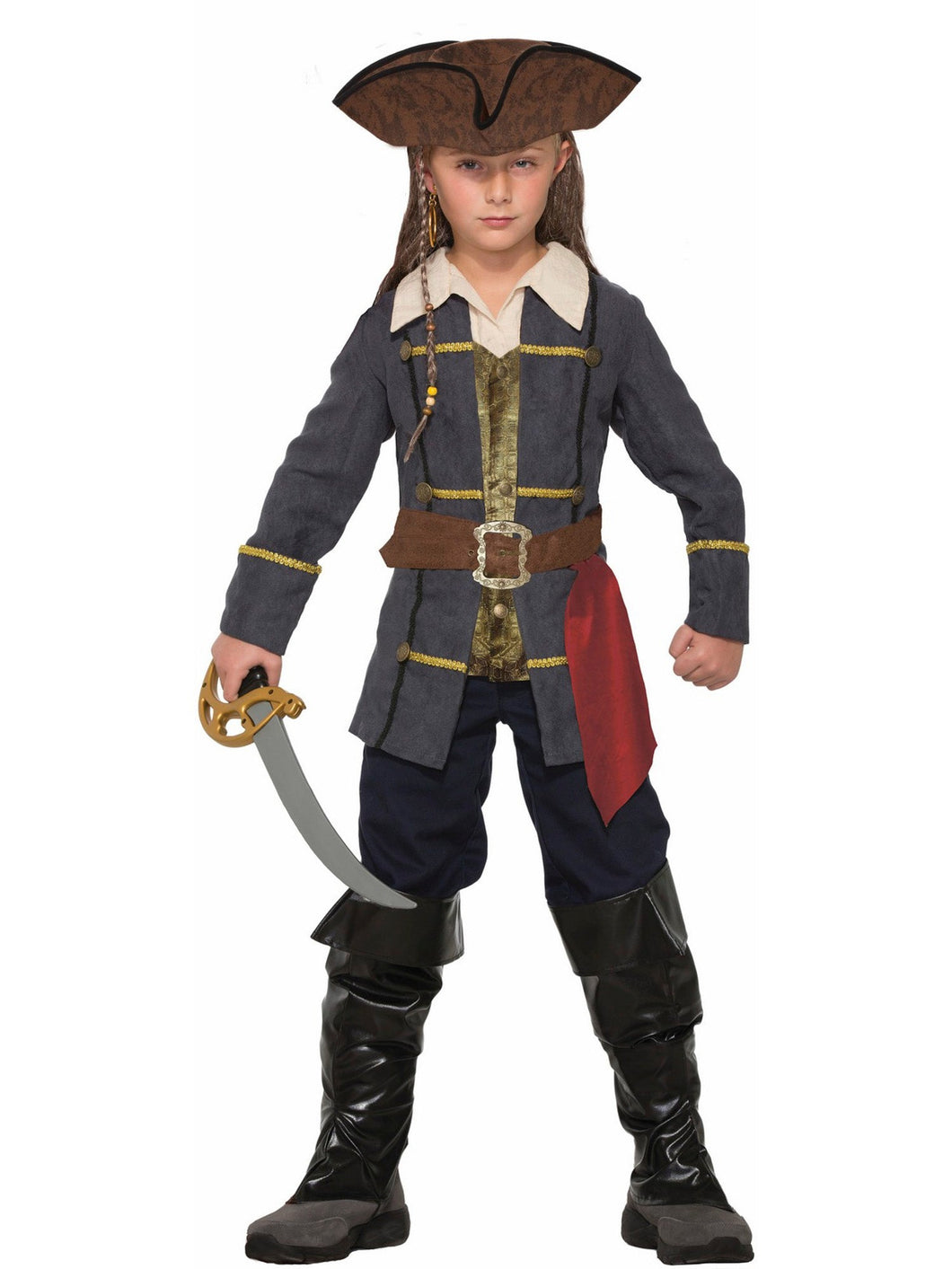 Captain Cutlass Pirate Boys Costume