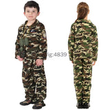 Boys Girls Cosplay Special Forces Soldier Costume