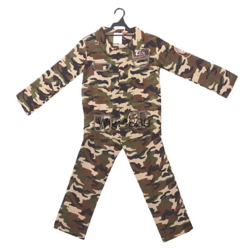 Boys Girls Cosplay Special Forces Soldier Costume